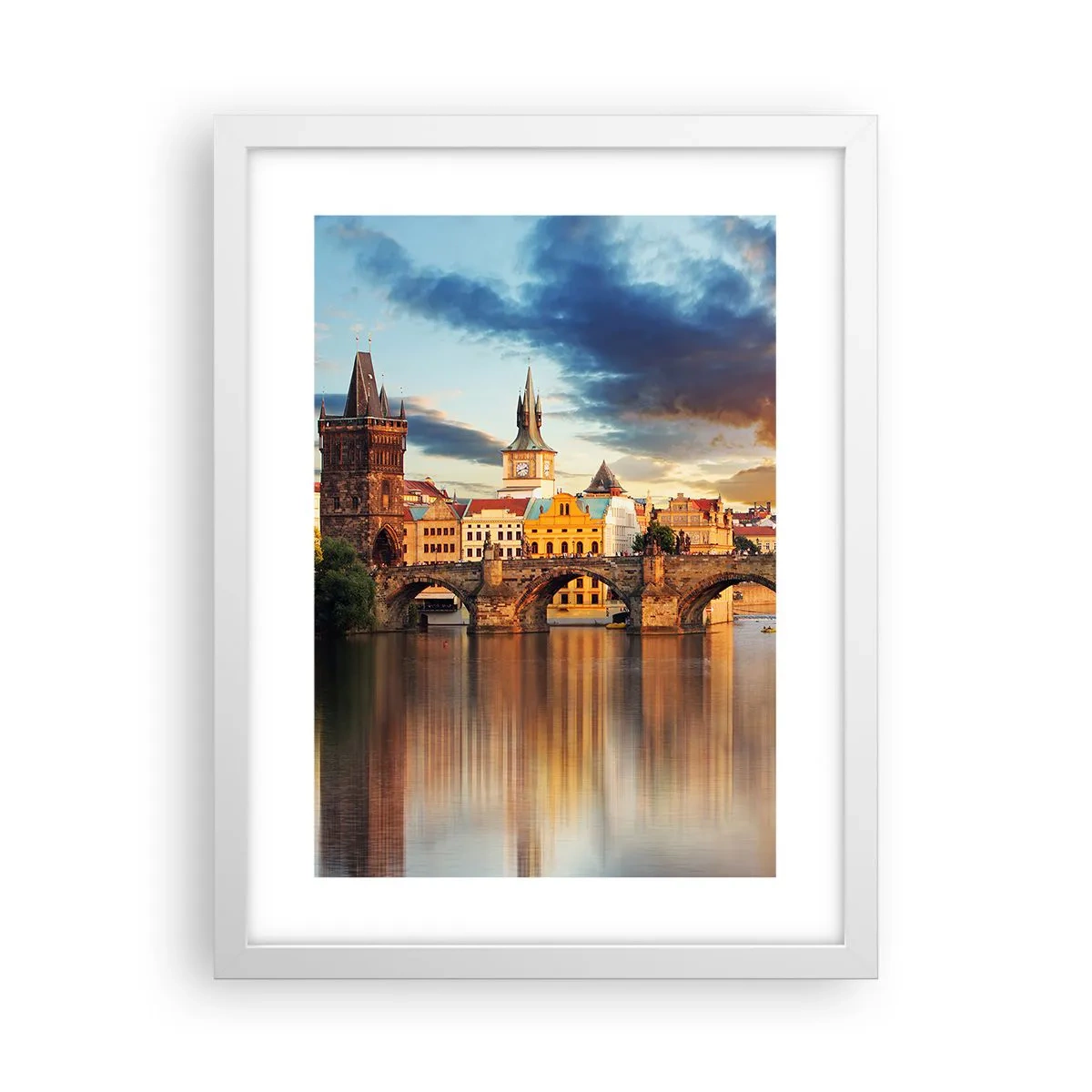 Affisch i vit ram - Vacker sedan århundraden - 30x40 cm