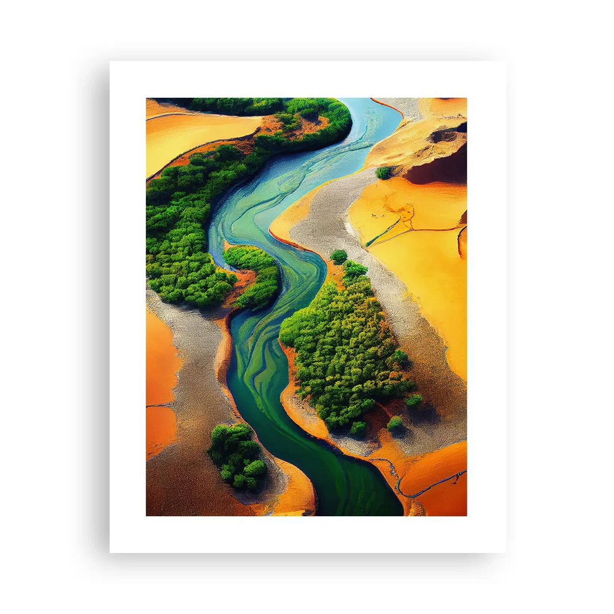 Affisch - Livgivande flod - 40x50 cm