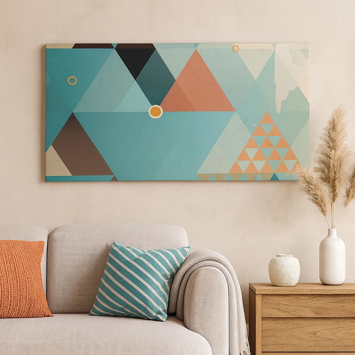 Canvastavla - Bild på duk - Mångfaldens enighet, enighetens mångfald - 30x30 cm