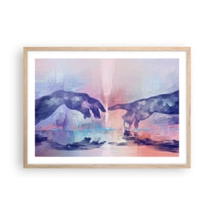Affisch i ram av ljusek - Den gudomliga gnistan av liv - 70x50 cm