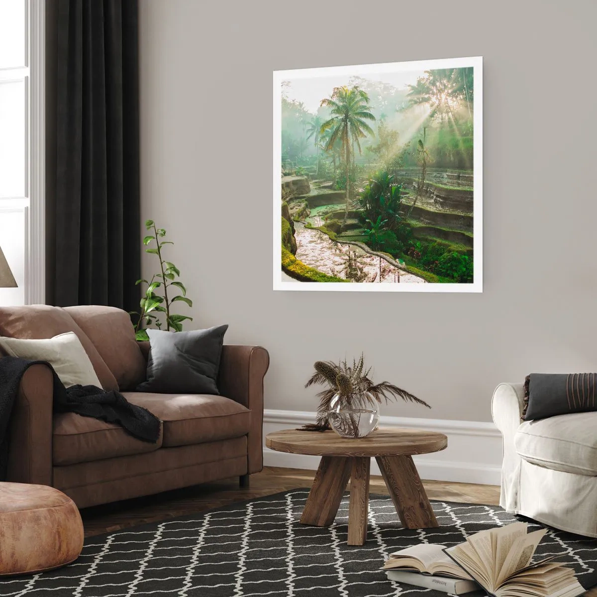 Affisch - Växa upp i solsken - 60x60 cm