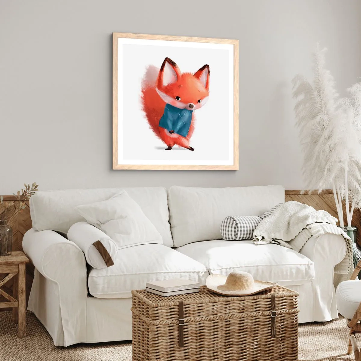 Affisch i ram av ljusek - Ser jag bra ut? - 60x60 cm