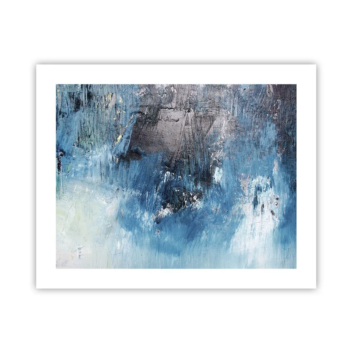 Affisch - Blå rapsodi - 50x40 cm