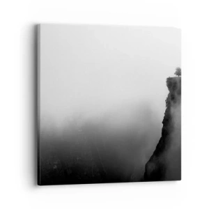 Canvastavla - Bild på duk - På världens gräns - 40x40 cm