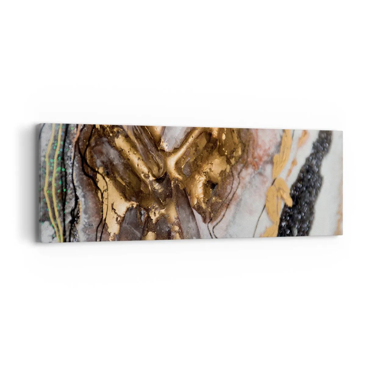 Canvastavla - Bild på duk - Jordens element - 90x30 cm