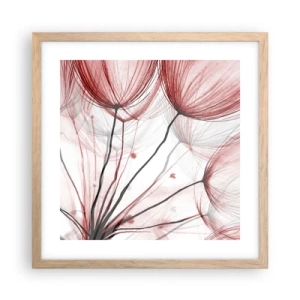 Affisch i ram av ljusek - Före avresan - 40x40 cm