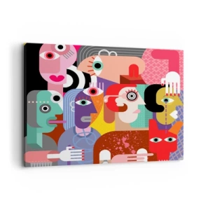 Canvastavla - Bild på duk - Vi är från Picasso - 120x80 cm