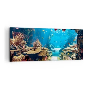 Canvastavla - Bild på duk - Du har inte ens drömt - 100x40 cm