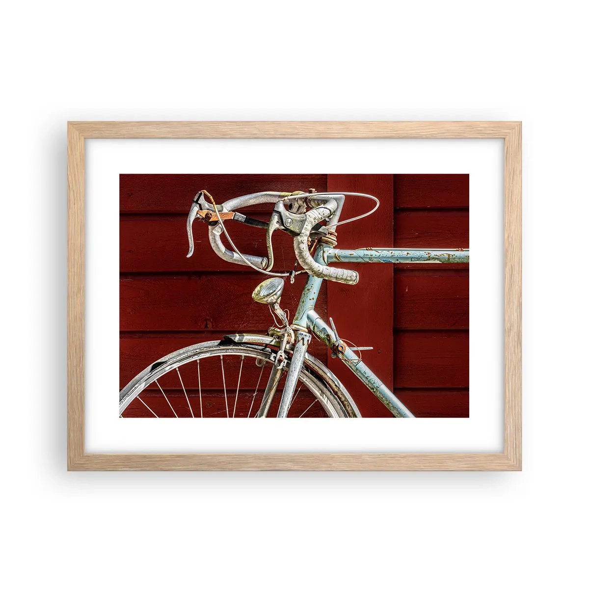 Affisch i ram av ljusek - Skapad för segrar - 40x30 cm