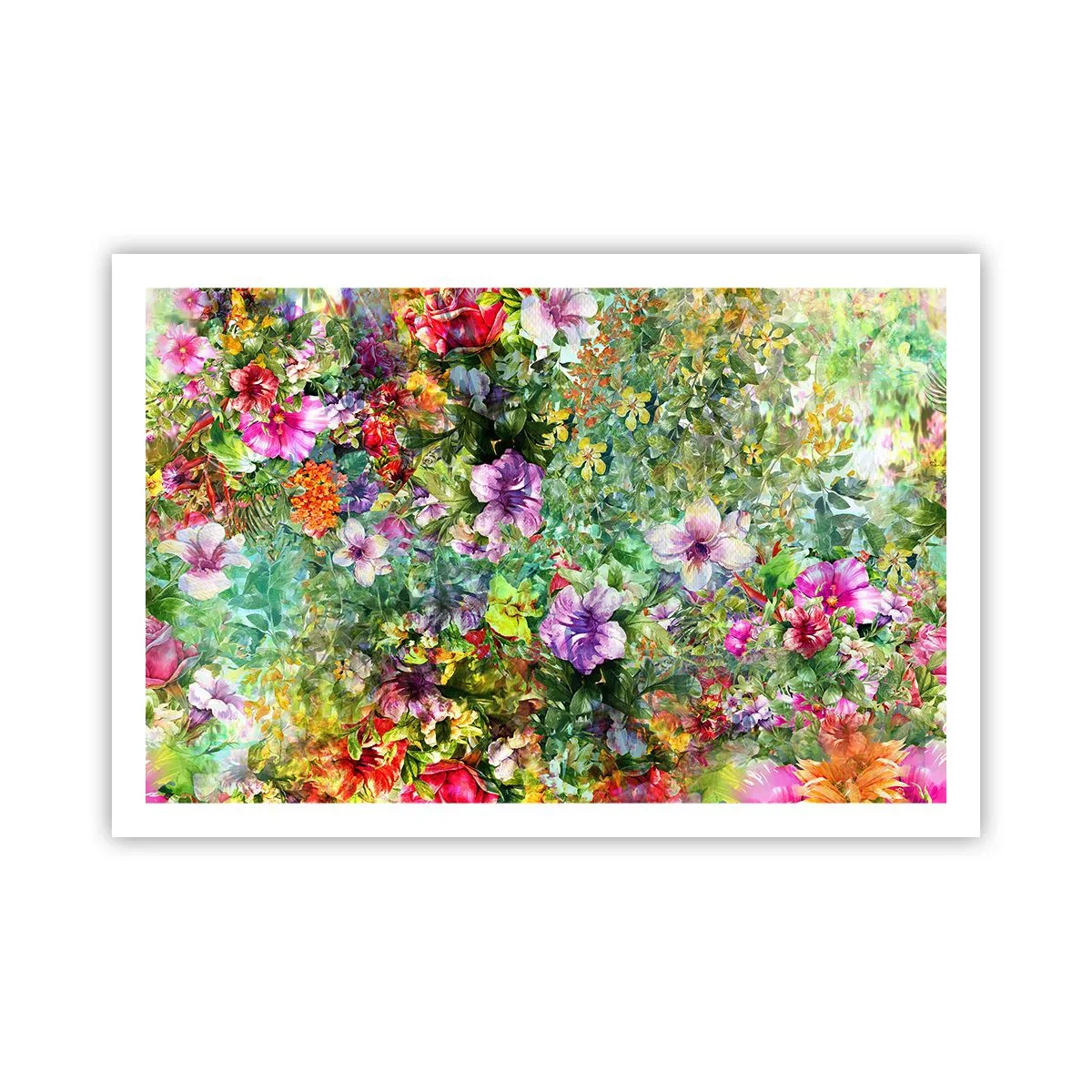 Affisch - Ta en dopp i blommorna - 91x61 cm