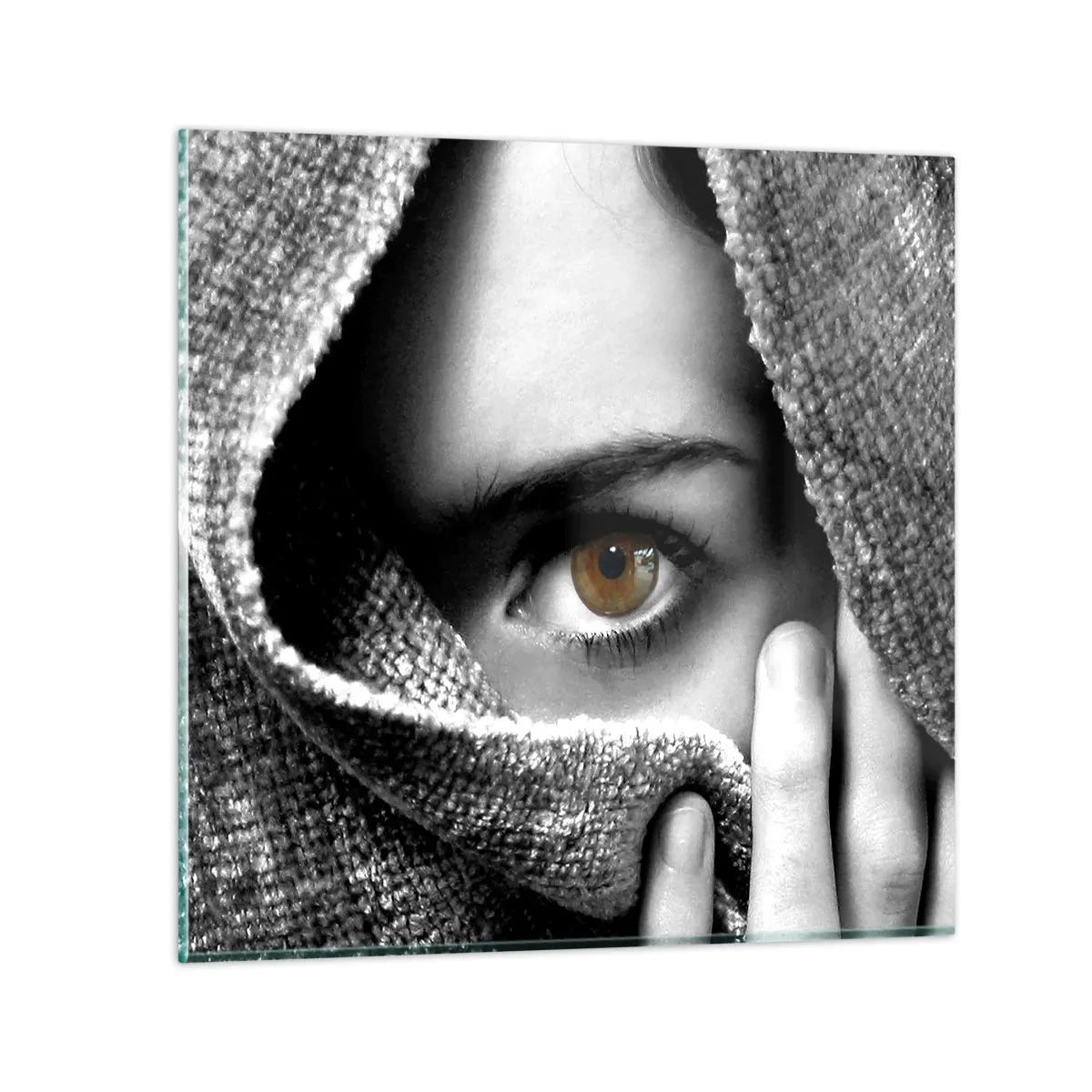 Glastavla - Bild på glas - Lär känna hemligheten - 40x40 cm