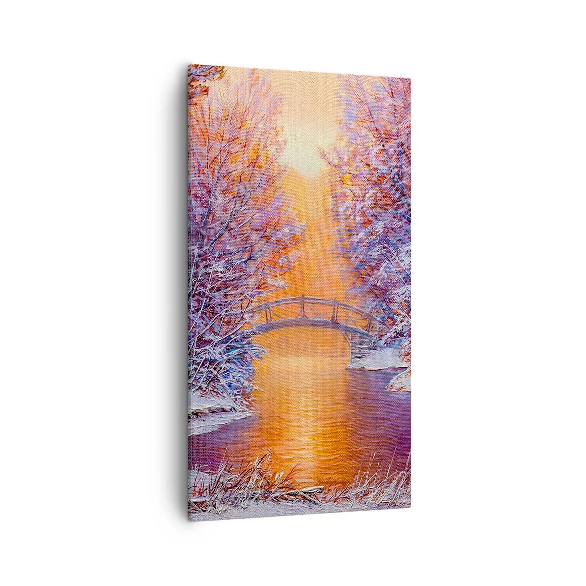 Canvastavla - Bild på duk - Låt oss mötas här - 55x100 cm