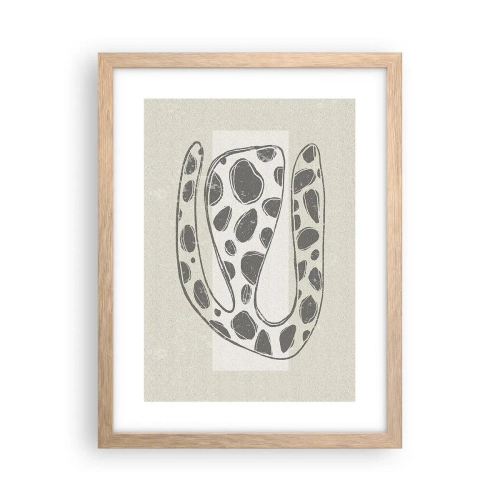 Affisch i ram av ljusek - En bisarr varelse - 30x40 cm