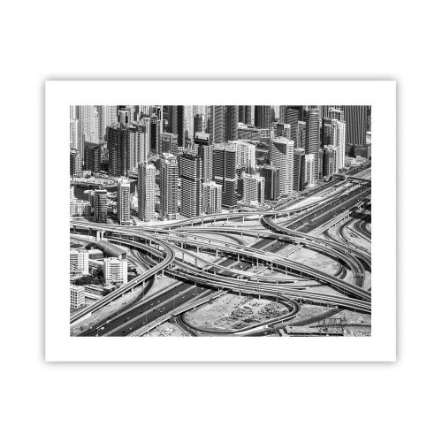 Affisch - Dubai - en omöjlig stad - 50x40 cm