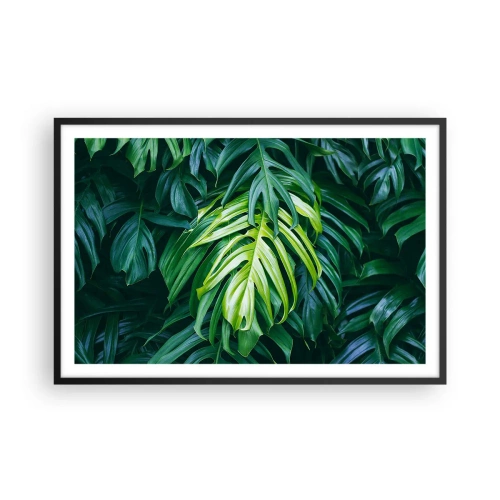 Affisch i svart ram - Doppa sig i fräschheten - 91x61 cm