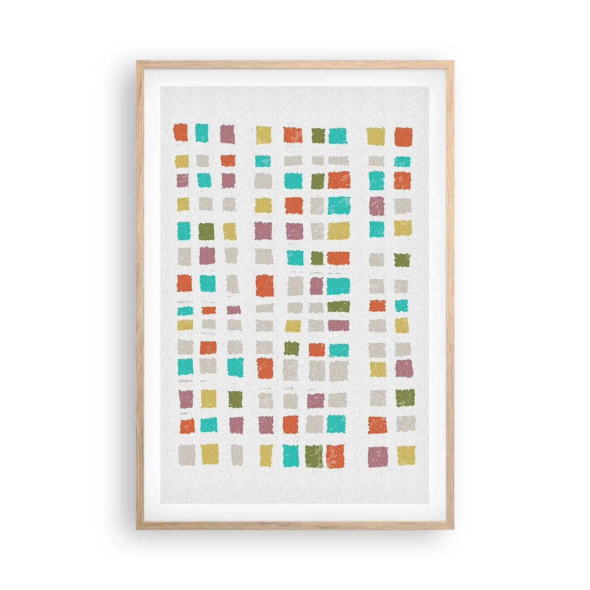 Affisch i ram av ljusek - Ett okänt spel - 61x91 cm