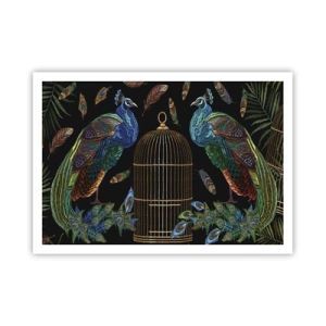 Affisch - I kungliga kläder - 100x70 cm