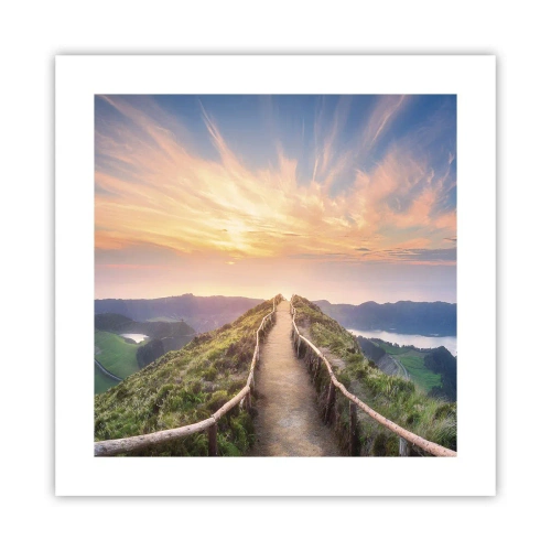 Affisch - Nära himlen - 40x40 cm