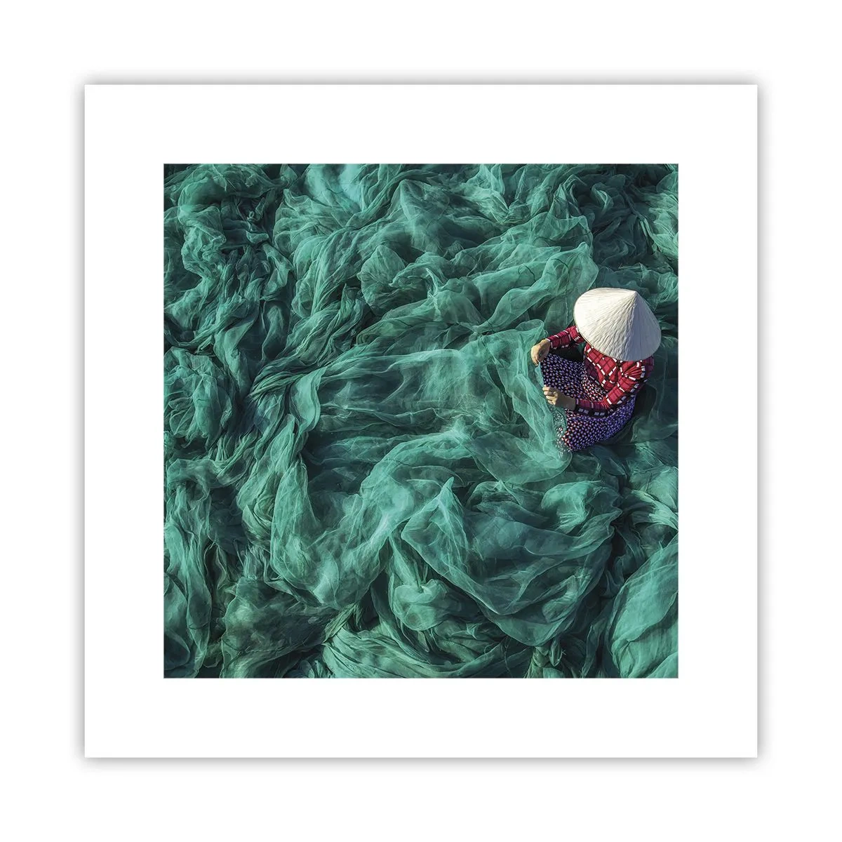 Affisch - I nätens hav - 30x30 cm