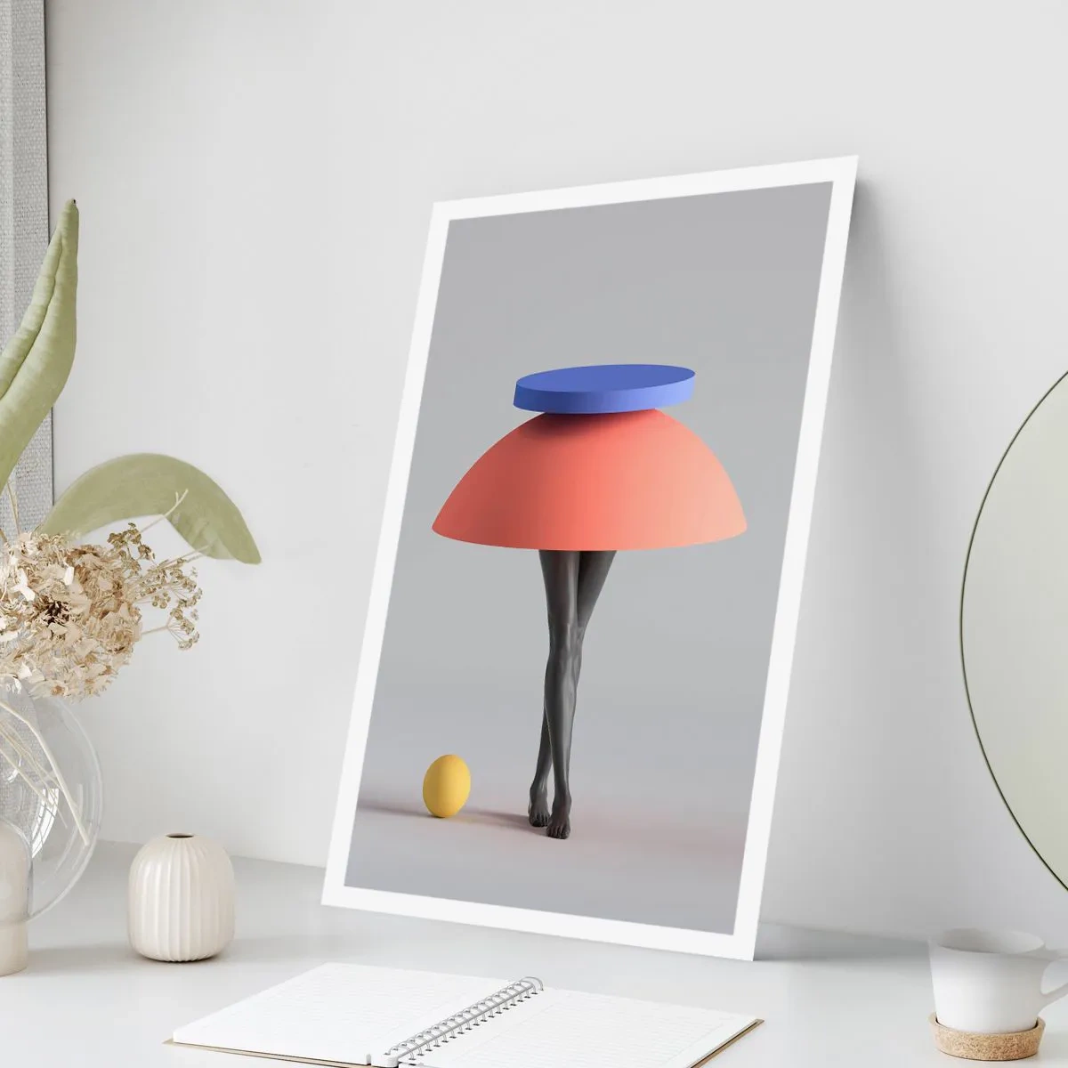 Affisch - Surrealistisk komposition - 50x70 cm