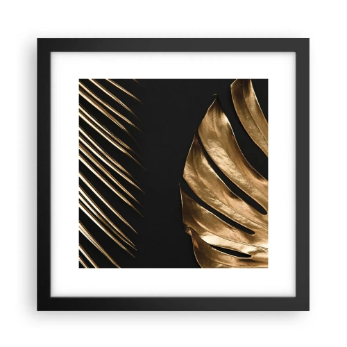 Affisch i svart ram - Olika men lika dyra - 30x30 cm