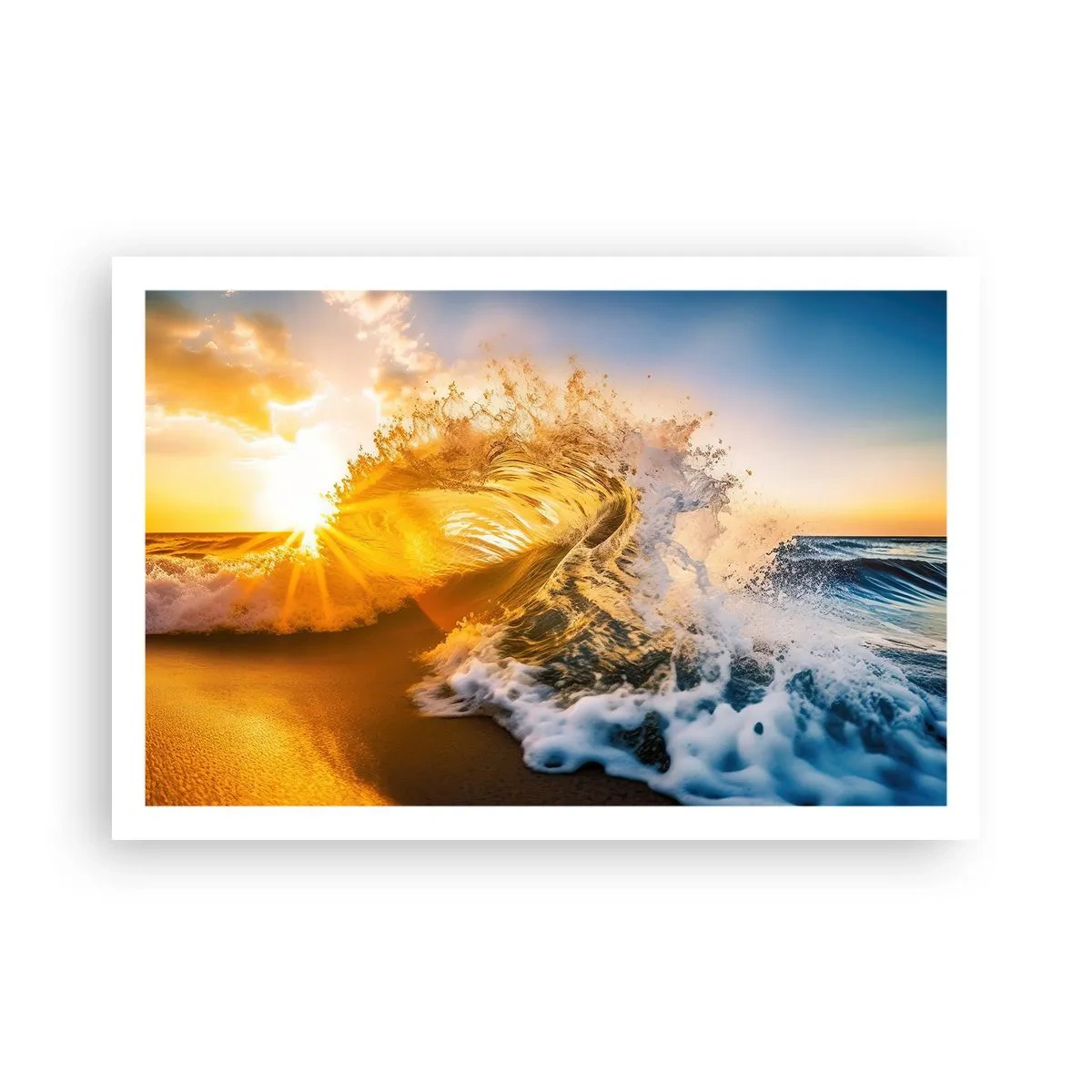 Affisch - Lek i sanden - 91x61 cm