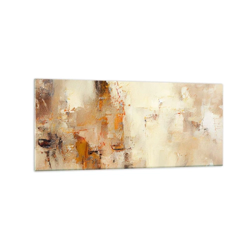 Glastavla - Bild på glas - Bärnstenens själ - 120x50 cm