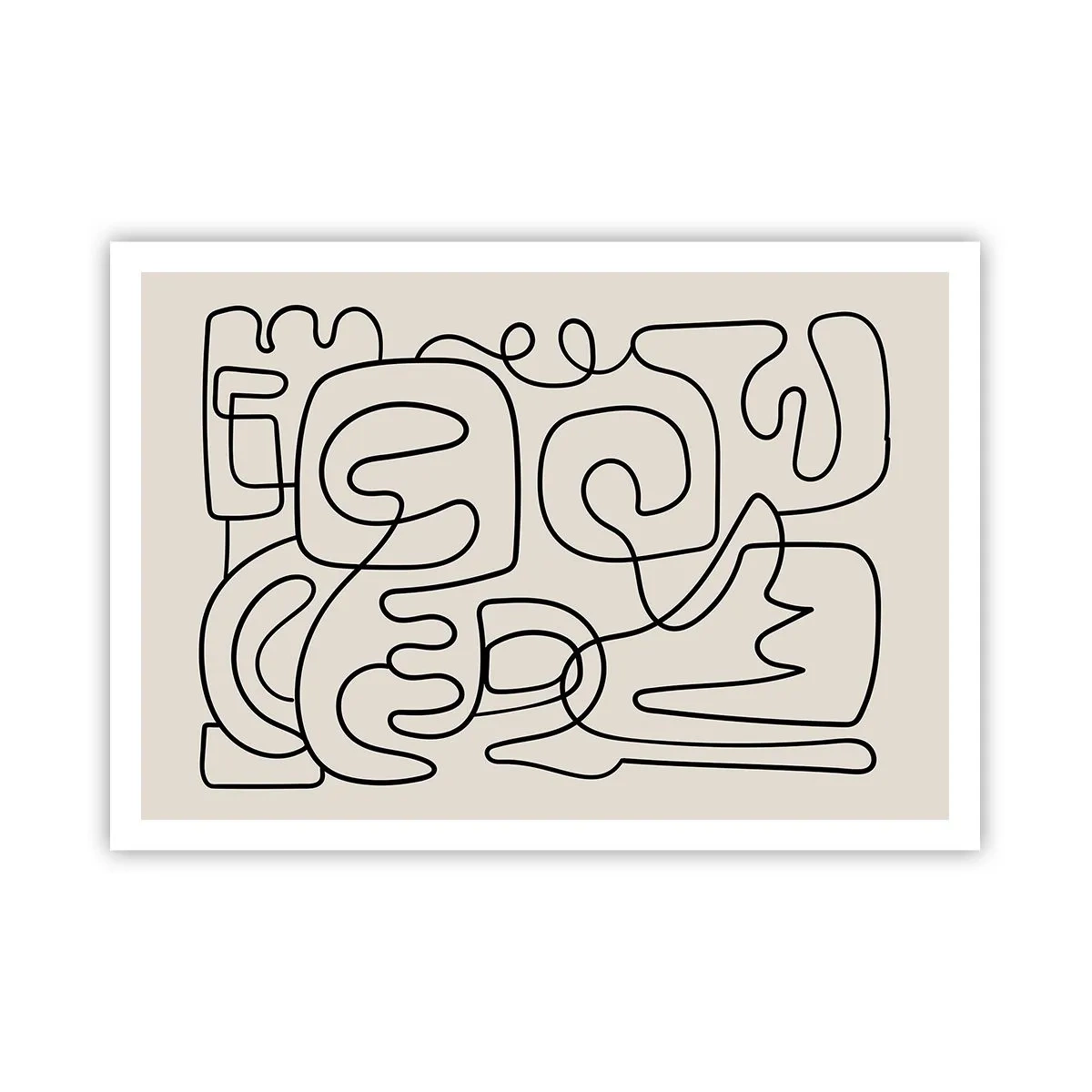 Affisch - Följ spåret - 100x70 cm