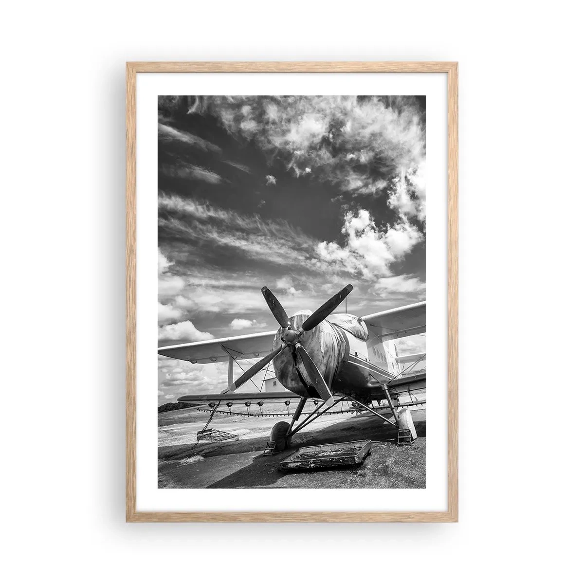 Affisch i ram av ljusek - Jag kan inte vänta! - 50x70 cm