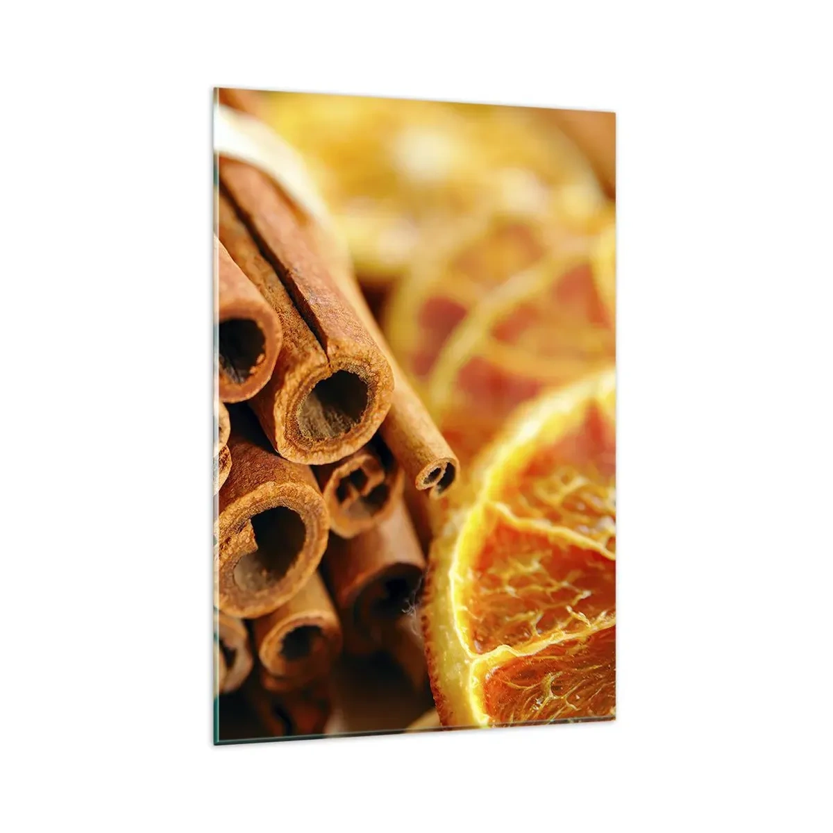 Glastavla - Bild på glas - Känner du deras arom? - 80x120 cm