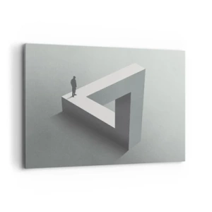 Canvastavla - Bild på duk - Och ändå möjligt - 100x70 cm