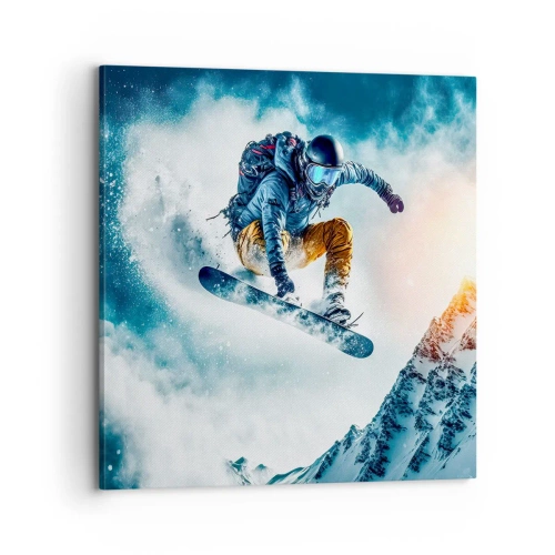 Canvastavla - Bild på duk - Extrema känslor - 70x70 cm