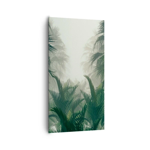 Canvastavla - Bild på duk - Tropisk hemlighet - 65x120 cm