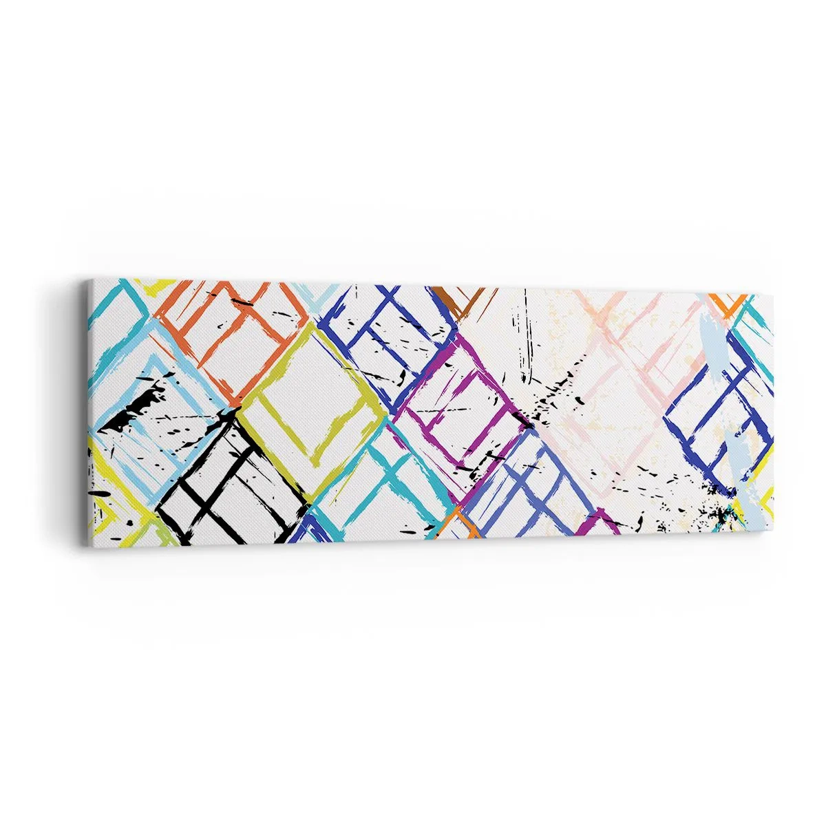 Canvastavla - Bild på duk - Celler för uthyrning - 90x30 cm