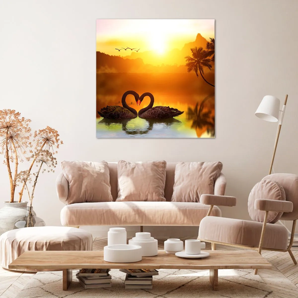 Canvastavla - Bild på duk - Allt parat - 40x40 cm