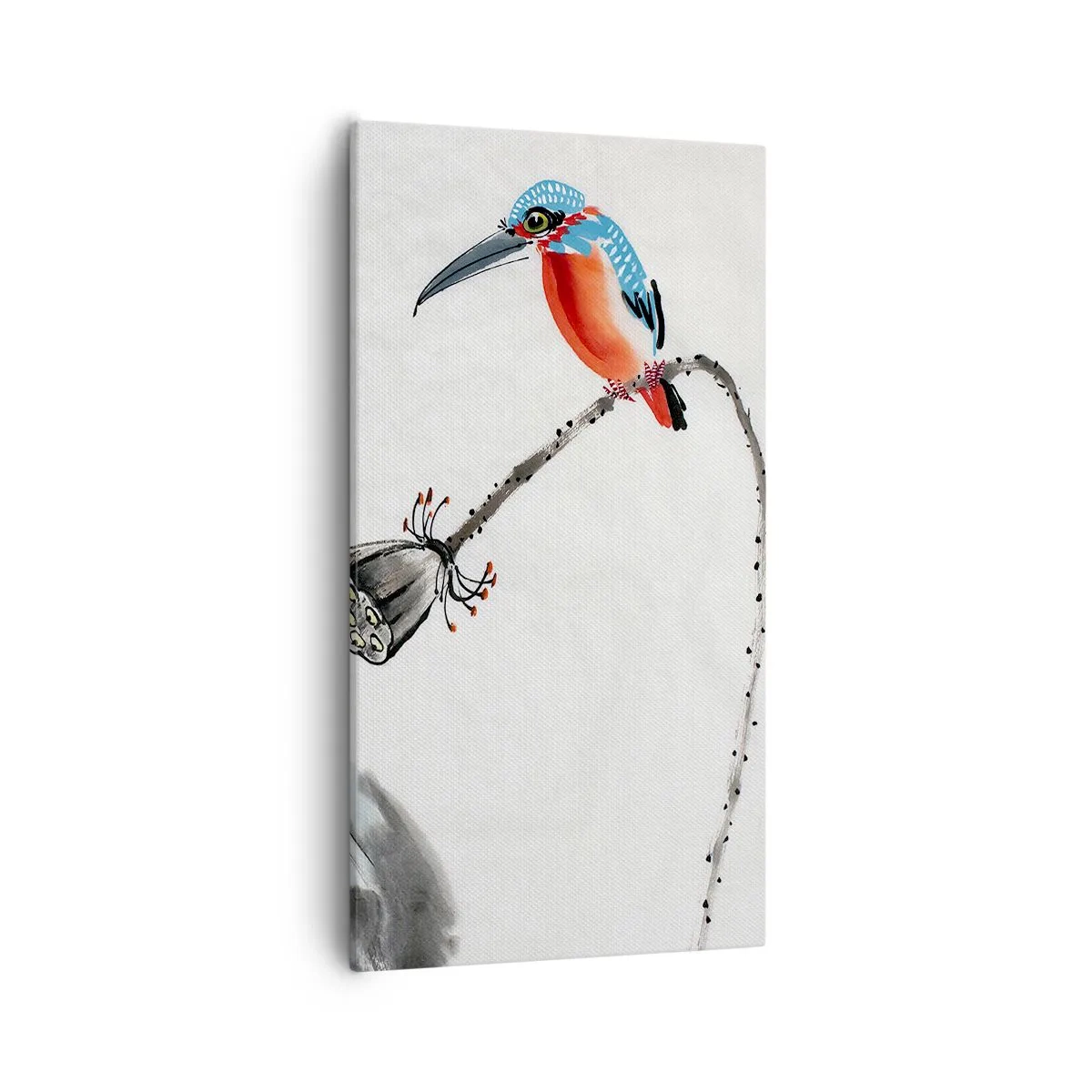 Canvastavla - Bild på duk - Ängens liv - 55x100 cm