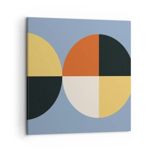 Canvastavla - Bild på duk - Titta och räkna - 50x50 cm