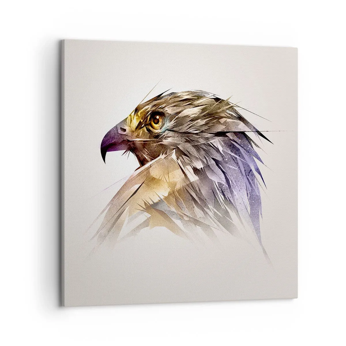 Canvastavla - Bild på duk - En kämpes porträtt - 50x50 cm