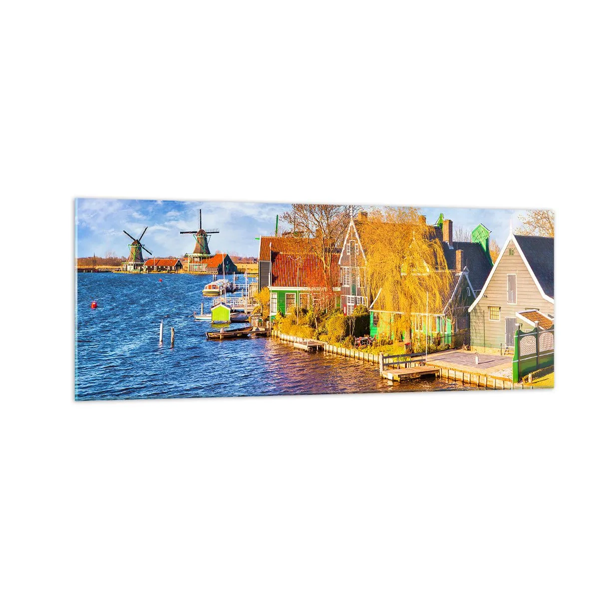 Glastavla - Bild på glas - Ingen ändring sedan århundraden - 140x50 cm