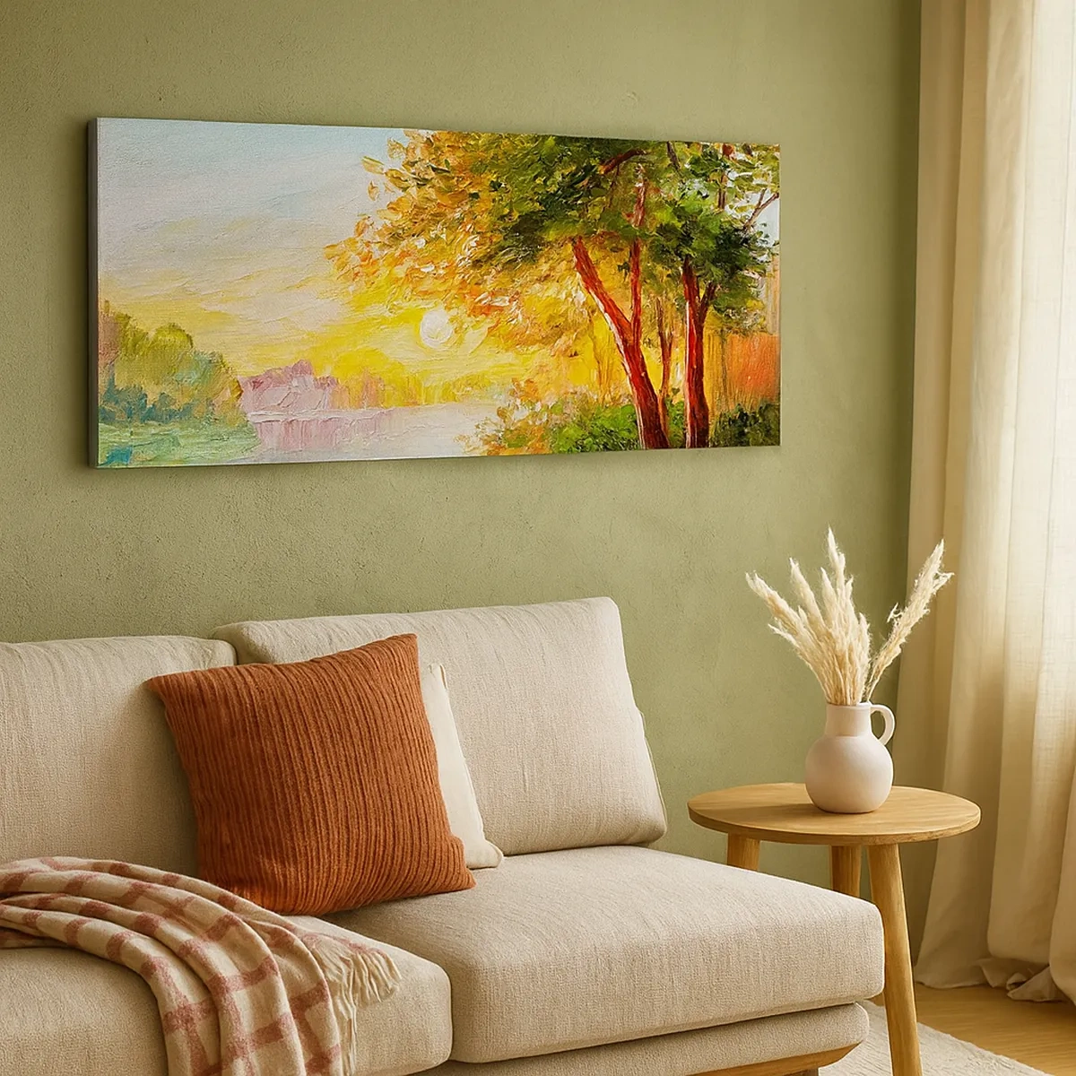 Canvastavla - Bild på duk - Et in Arcadia ego - 30x30 cm