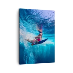 Canvastavla - Bild på duk - Glädjens djup - 50x70 cm