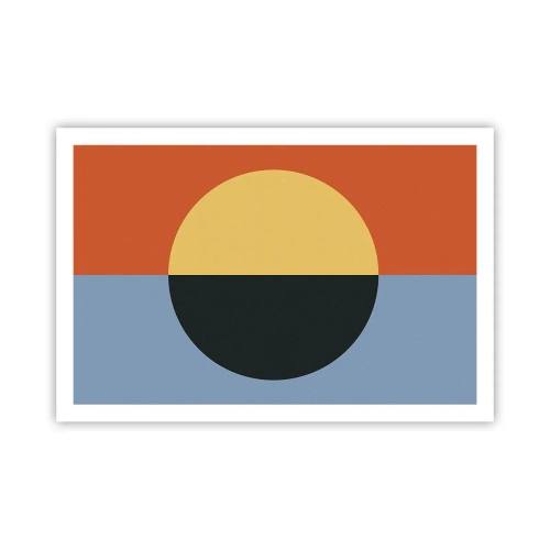 Affisch - Komposition av värme och kyla - 91x61 cm