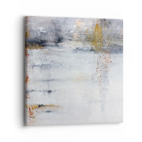 Canvastavla - Bild på duk - Bakom luftridån - 30x30 cm