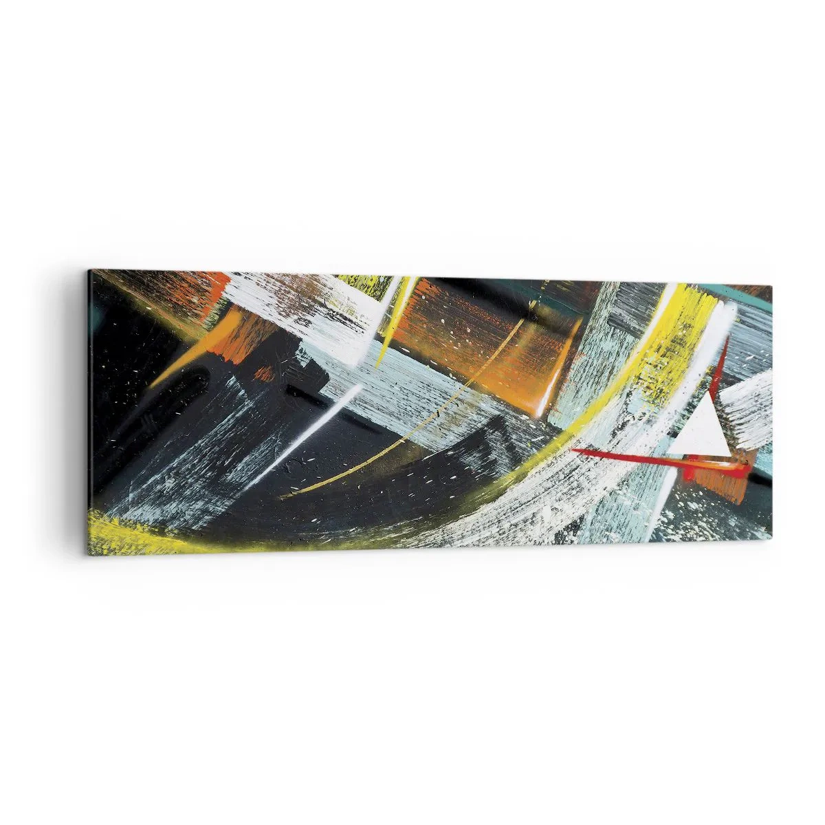 Canvastavla - Bild på duk - Rörelsens energi - 140x50 cm