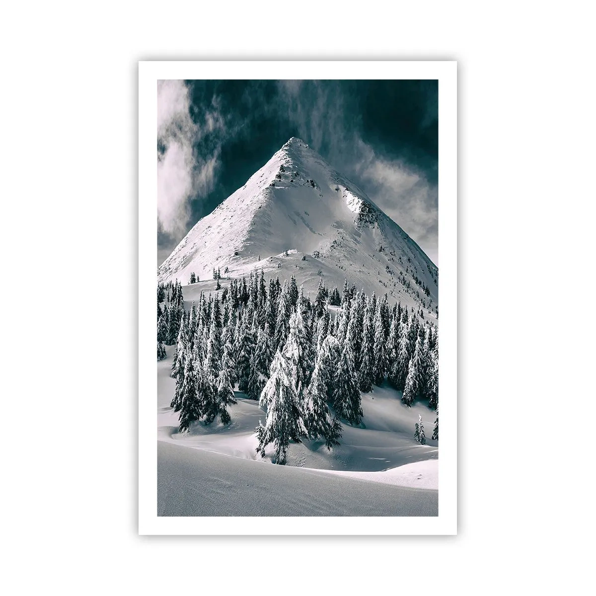 Affisch - Snö- och islandet - 61x91 cm