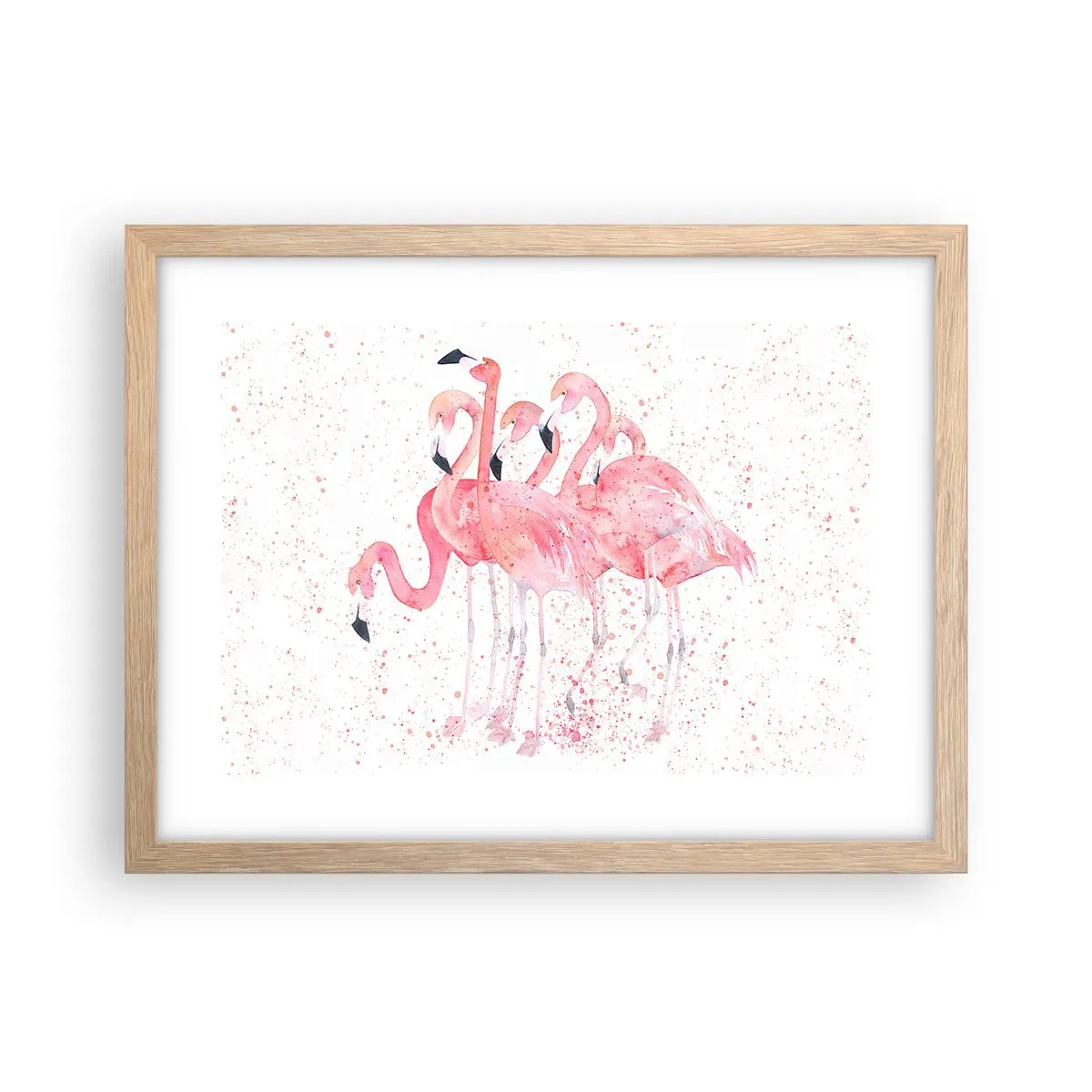 Affisch i ram av ljusek - Rosa bandet - 40x30 cm