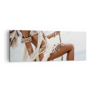 Canvastavla - Bild på duk - Solens prästinna - 140x50 cm