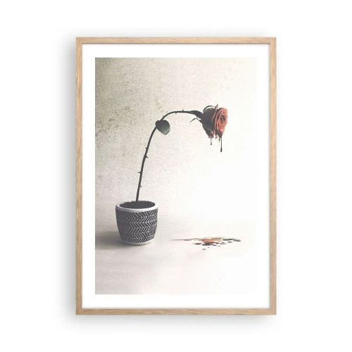 Affisch i ram av ljusek - Rosa dolorosa - 50x70 cm
