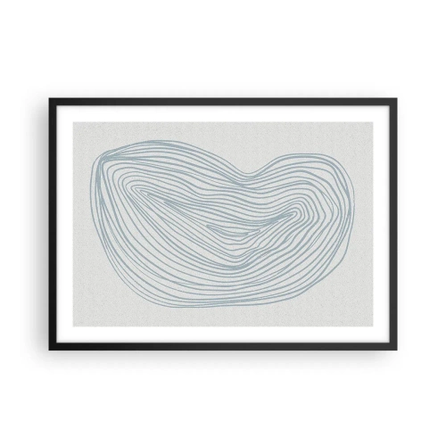 Affisch i svart ram - Droppens leende - 70x50 cm