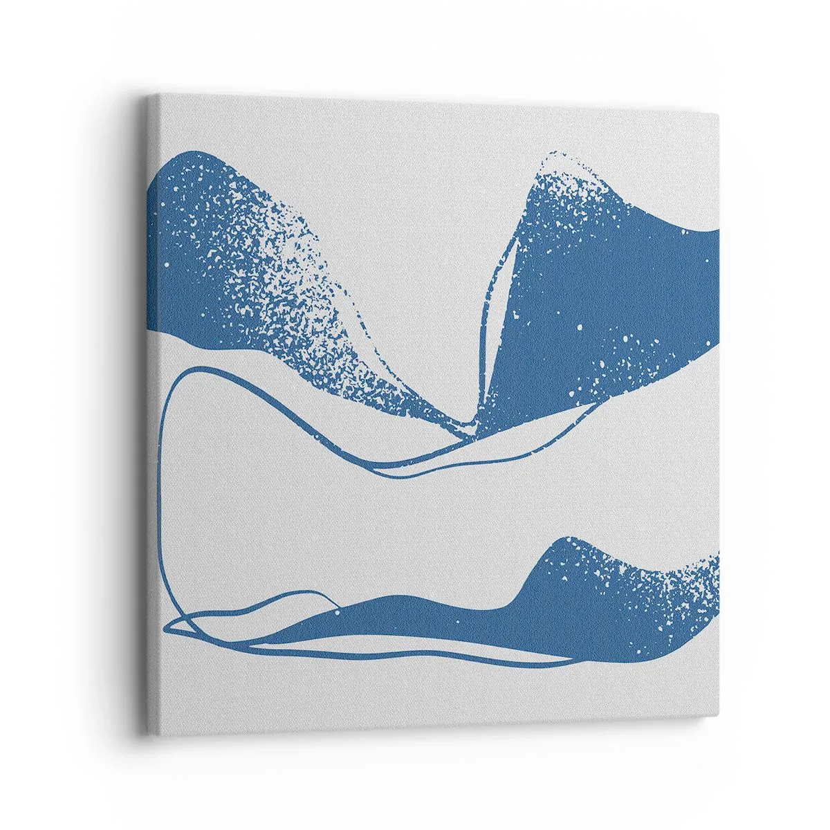 Canvastavla - Bild på duk - Bevingad abstraktion - 30x30 cm